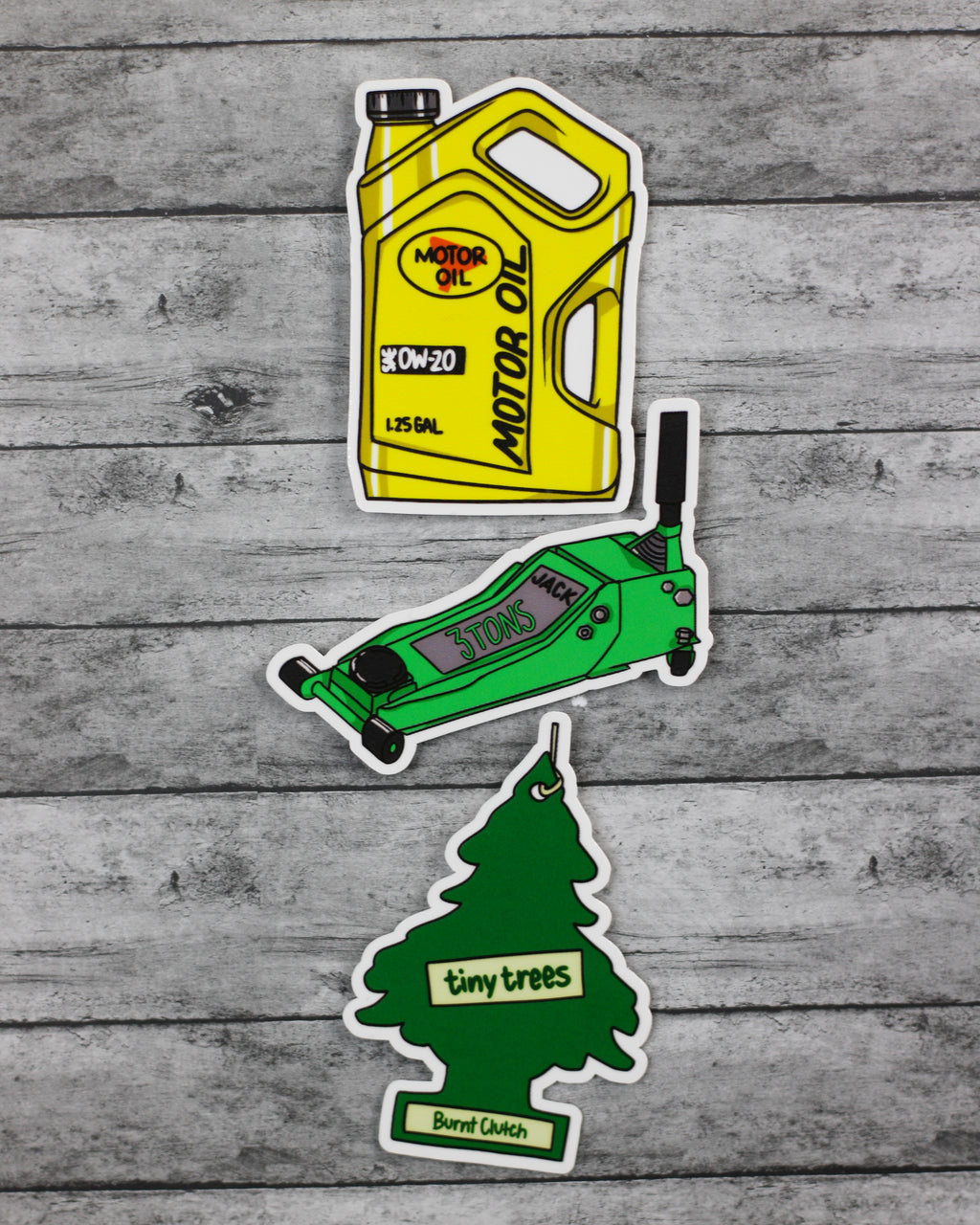 Car Accessories Sticker Pack