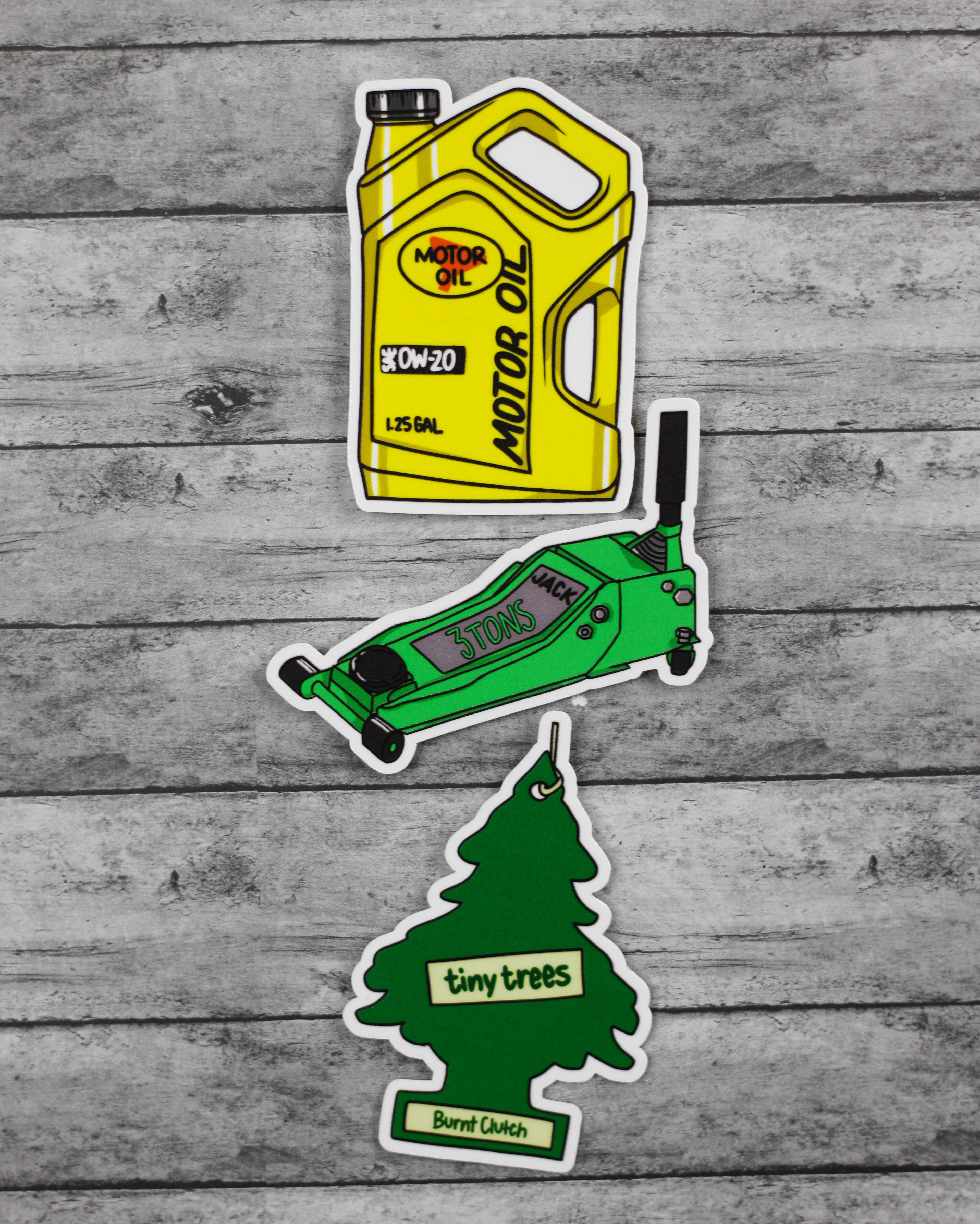 Car Accessories Sticker Pack